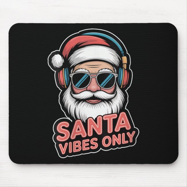 Womens Santa Vibes Only Funny P Culture Christmas  Musmatta (Framsidan)