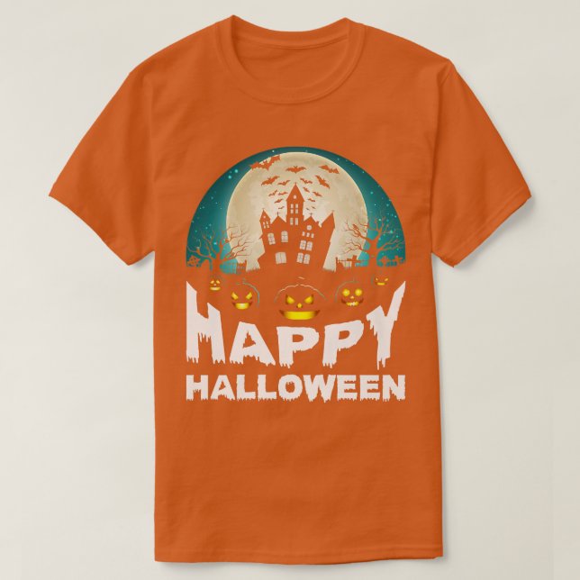 Womens Scary Halloween designbroom engraverad pump T Shirt (Design framsida)
