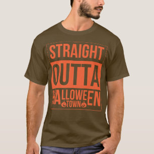 Womens Scary Halloween designbroom engraverad pump T Shirt