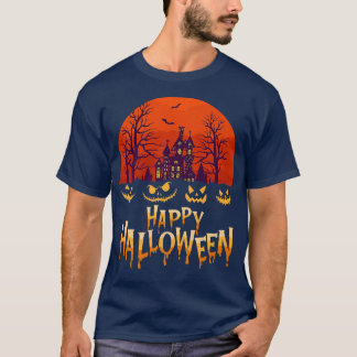 Womens Scary Halloween designbroom engraverade dac T Shirt