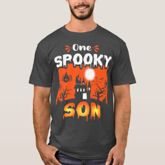 Womens Scary Scoky Halloween-design hemsökt slott T Shirt