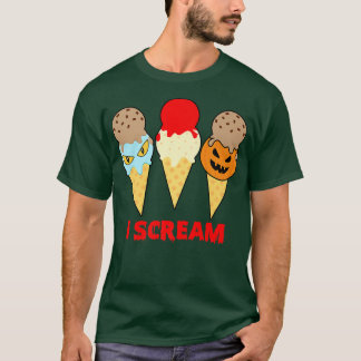 Womens Scary Scoky Halloween-skärmdesign T Shirt