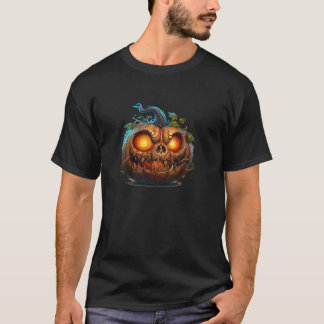Womens Scary spooky Halloween time witkin T Shirt