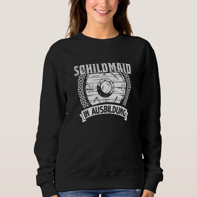 Womens Schildmaid in training Schildmaid Viking T Shirt (Framsida)