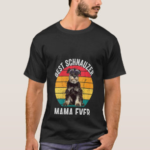 Womens Schnauzer Mamma Mini Miniature Schnauzer Ma T Shirt