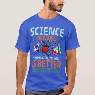 Womens Science Scientist Teacher Student VNeck T Shirt