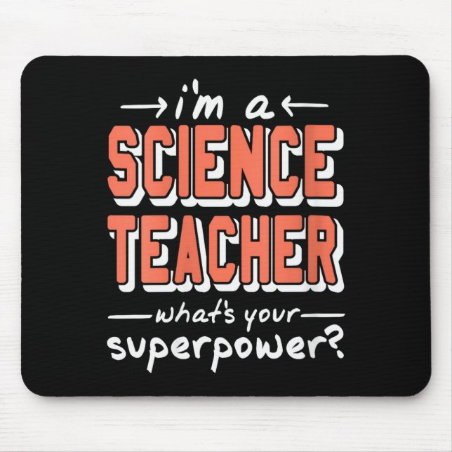 Womens Science Teacher Superwer Funny Nerd Pride V Musmatta (Framsidan)