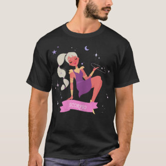 Womens Scorpio Zodiac Oktober om födelsedag Au T Shirt