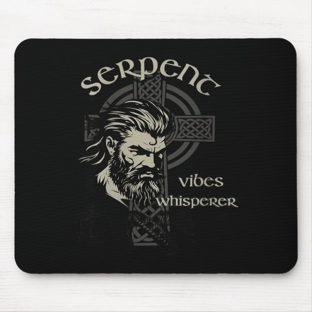 Womens Serpent Vibes Whisperer Nordic Mystic Beard Musmatta (Framsidan)