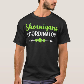 Womens Shenanigans Coordinator Funny Teacher St Pa T Shirt