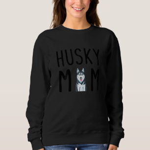 Womens Siberian husky Hund Mamma Husky Mamma T Shirt