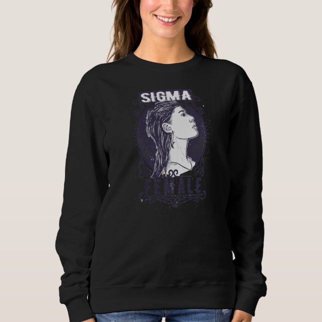 Womens Sigma Female T Shirt (Framsida)