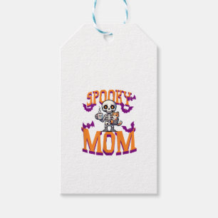 Womens Skeleton Cat och kaffepooky mamma för hall Presentetikett