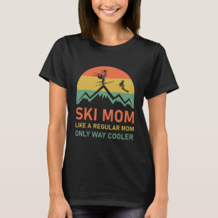 Womens Ski Mamma Skiing T Shirt