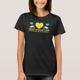 Womens Skydiver Crazy Skydiving Dam Skydive T Shirt