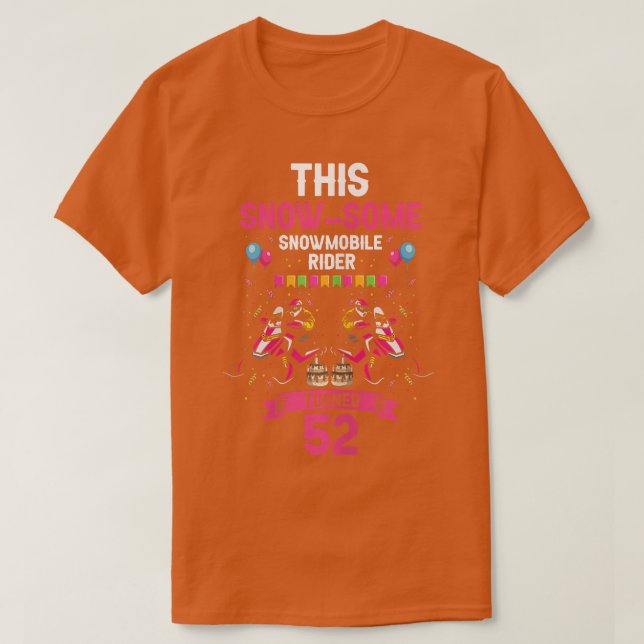 Womens Snowmobile Riding Design och Snowmobiler Bi T Shirt (Design framsida)