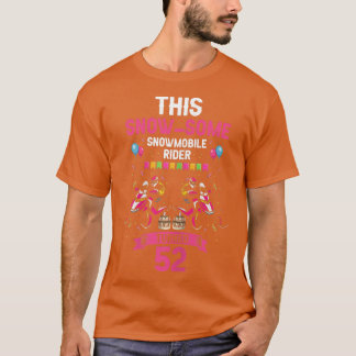 Womens Snowmobile Riding Design och Snowmobiler Bi T Shirt