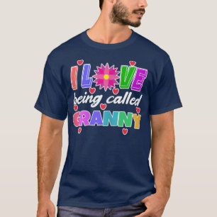Womens Snyggt Påstående Granny Gnradma Retiree Gr T Shirt