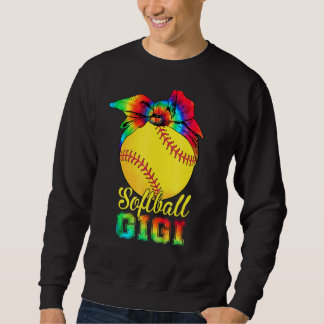 Womens Softball Gigi Tie Dye Softball Mor Da Lång Ärmad Tröja