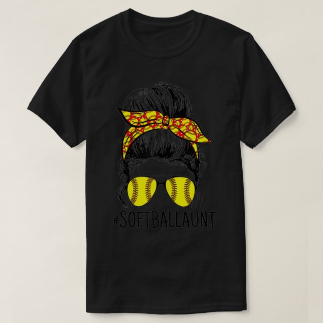 Womens Softball, Sport Moster, Proud Moster, Softb T Shirt (Design framsida)