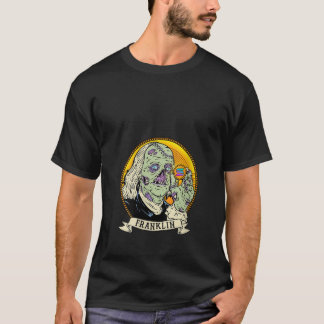 Womens Solana Zombie Dollar Ben Franklin Hodl SOL T Shirt