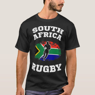 Womens South Afrika Springboks Rugby VNeck T Shirt