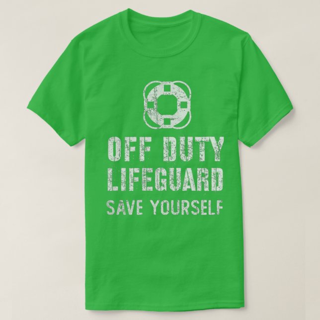 Womens Spara Yourself Lifeguard Humor Swimming Bas T Shirt (Design framsida)