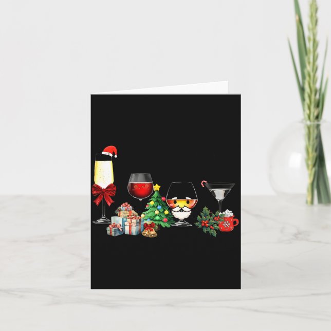 Womens Spellbind Wine Gl Of Santa Claus Gift Chris Kort (Framsida)