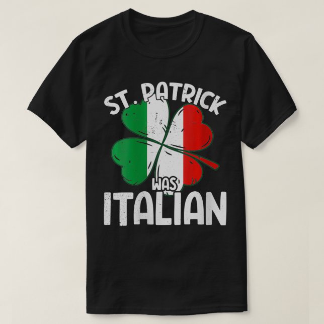 Womens St Patrick var italiensk stolt Italien Flag T Shirt (Design framsida)