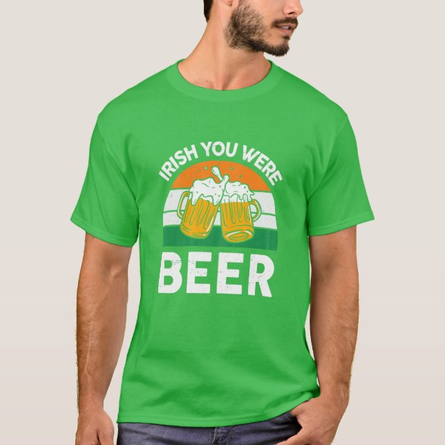 Womens St patricks day Costume Funny Irish You Wer T Shirt (Framsida)