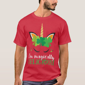 Womens St patricks day I är Magally Delicious Roli T Shirt