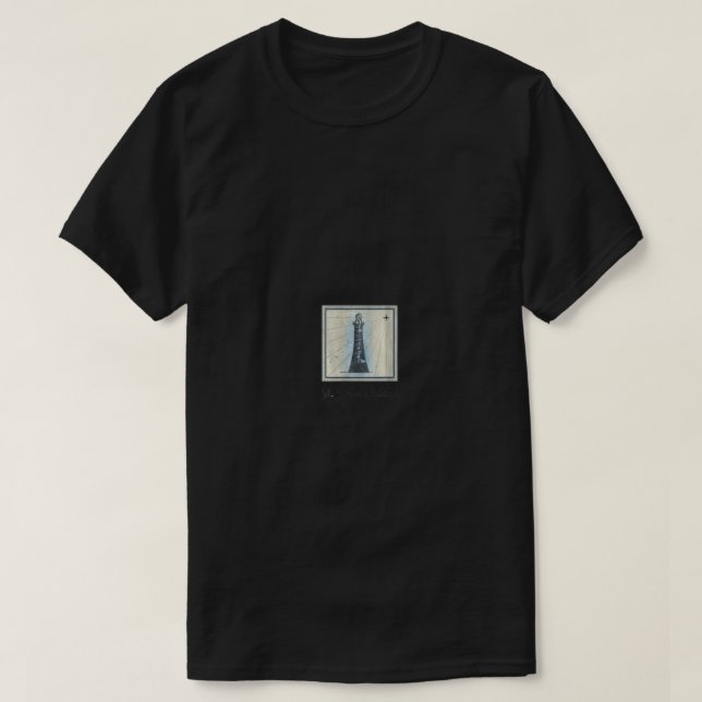 Womens St Simons Island Georgia Lighthouse Maritim T Shirt (Design framsida)