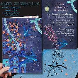 Women's Strength & Spirit  Women's Day Card Helgkort