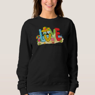 Womens Summer Kärlek Grannalife Granna Kärlek Beac T Shirt