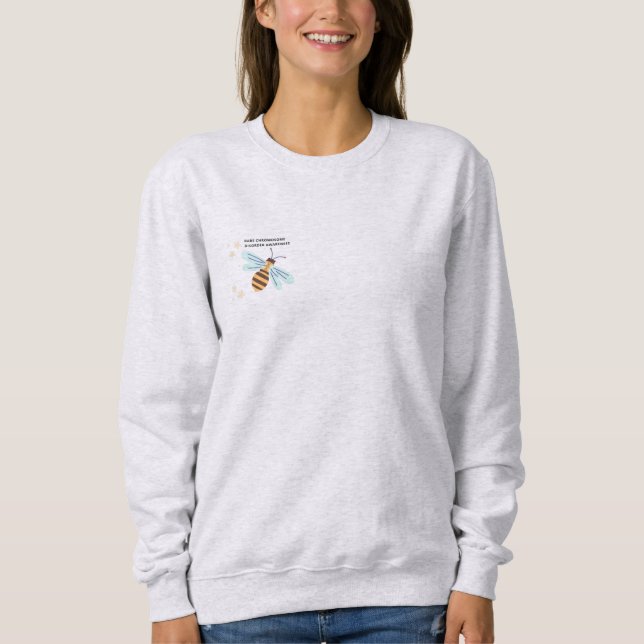 Womens Sweatshirt T Shirt (Framsida)