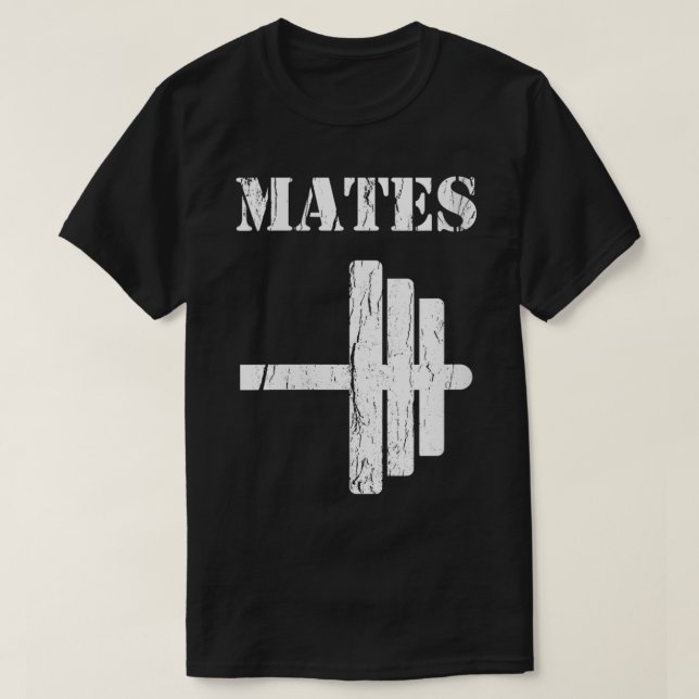 Womens Swole Mates Par Clothes Gift Funny Hall T Shirt (Design framsida)
