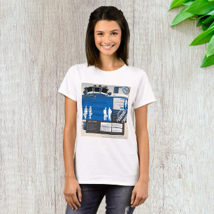 Womens T-Shirt för webbplatslayout