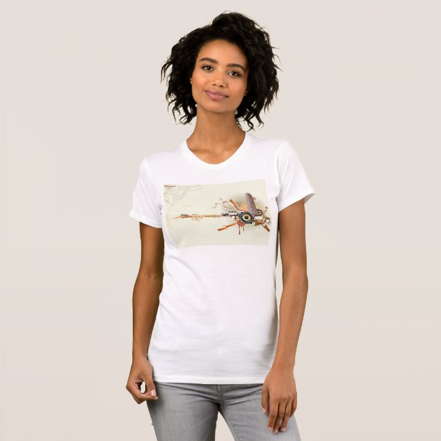 Womens T-Shirt i stadsmiljö (Hel framsida)