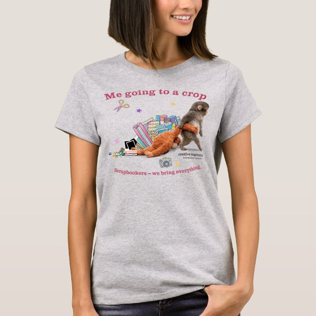Women's T-Shirt Punch the Monkey (Framsida)
