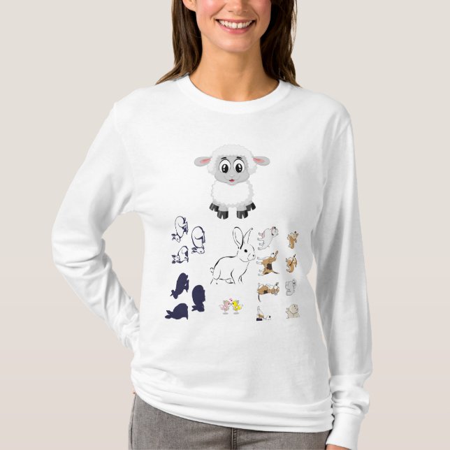 Women's T-Shirts animals (Framsida)