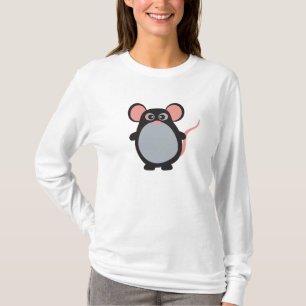 *Womens T-tröja för Hanes Nano långärmad, vit T Shirt