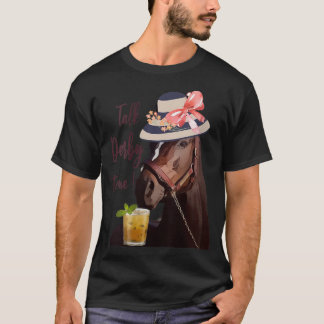 Womens Talk Derby till mig mint juleps Derby Horse T Shirt