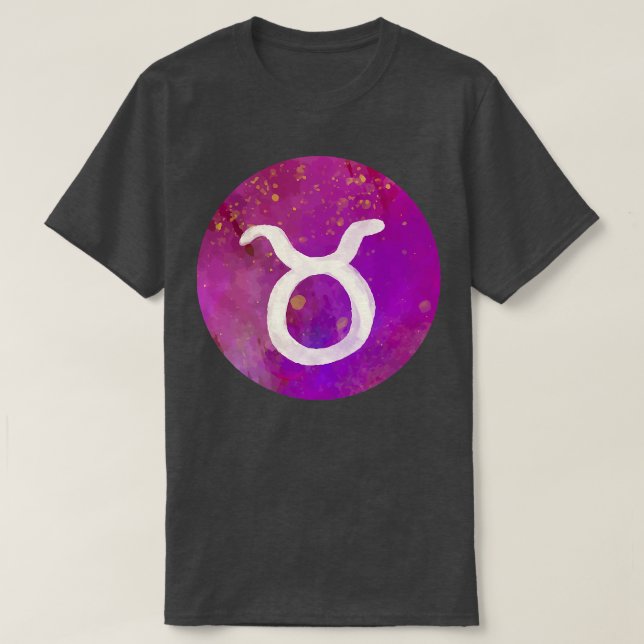 Womens Taurus Astrology Horoscope Women Tonåringar T Shirt (Design framsida)