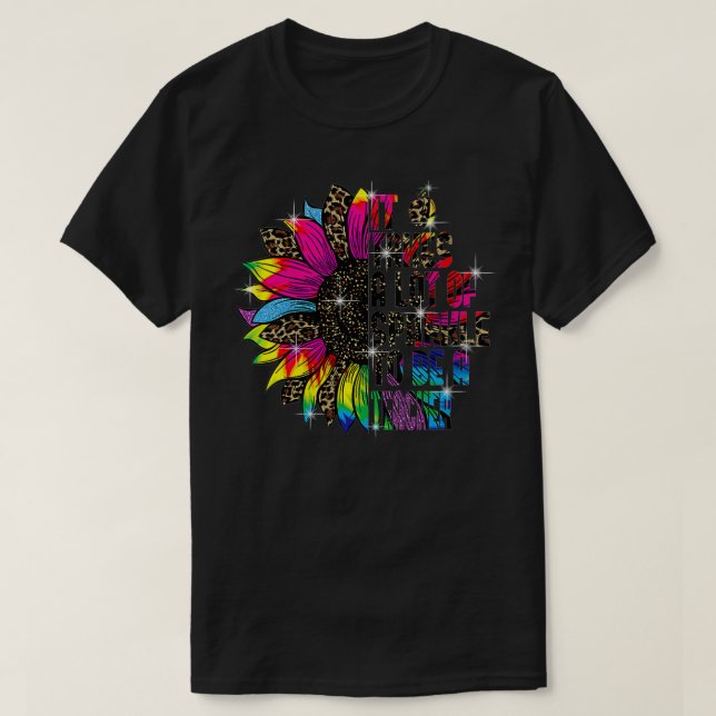 Womens Teacher Solros Berard VNeck T Shirt (Design framsida)