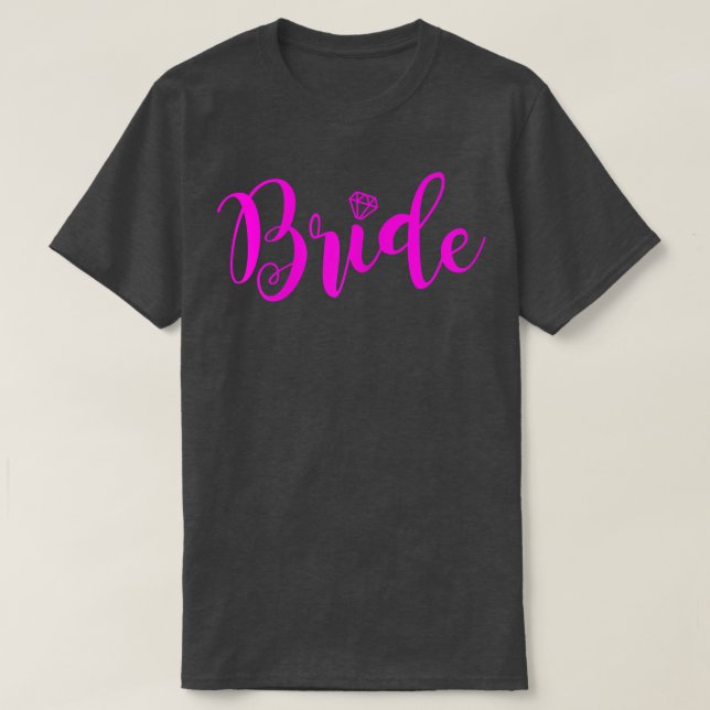 Womens Team Braut  Bride to Be Decoration Hen Nigh T Shirt (Design framsida)