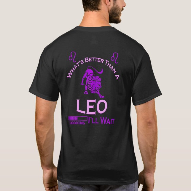 Womens Team Leo Zodiac Leo Girl Leo Queen Astrolog T Shirt (Baksida)