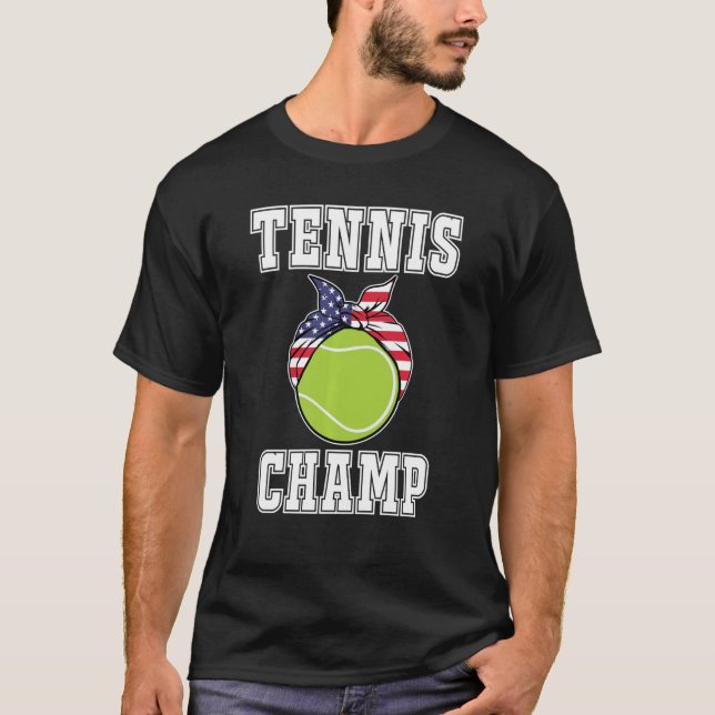 Womens Tennis Champ Jersey för Top Champion Playe T Shirt (Framsida)