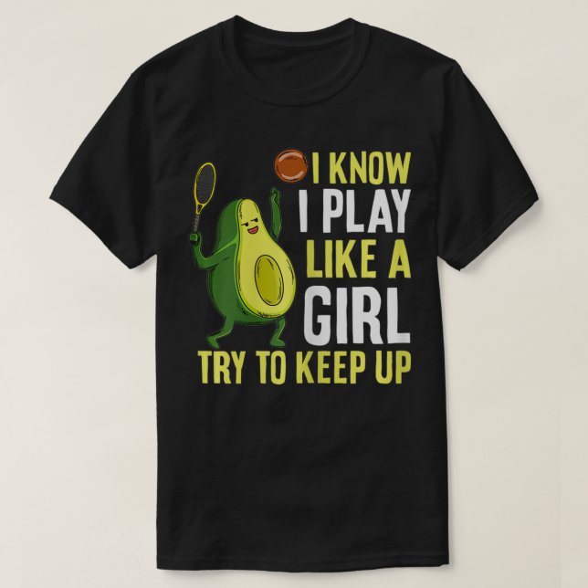 Womens Tennis Court Quote for your Tennis Älskare  T Shirt (Design framsida)