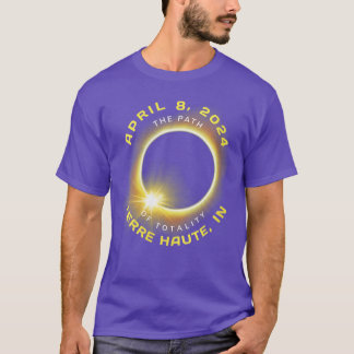 Womens Terre Haute Indiana Solar Eclipse Totality T Shirt