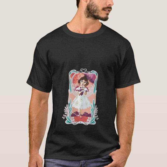 Womens The Haunted Mansion Cute Sally Slater Tight T Shirt (Framsida)